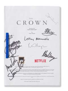 Lot 143 - An autographed script for The Crown Season 6, Episode 10, ‘Sleep Dearie Sleep‘