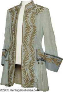 Bob Hope "Monsieur Beaucaire" Costume. A light teal coat with rhinestones and gold trim worn by Hope in the 1946 period come... | Heritage