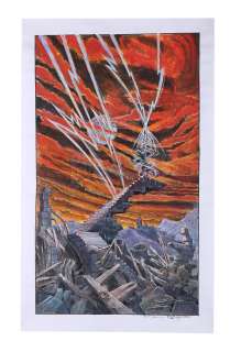 HIGHLANDER (1986) - Lot 329 - Allan Cameron Hand-painted Concept For The Kurgan‘s (Clancy Brown) Quickening