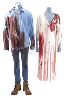 THE HAUNTING OF HILL HOUSE - Lot 20 - Olivia Crain‘s Sacrifice to the Hill House Costume with Younger Hugh Crain Costume