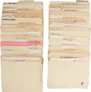 Johnny Carson’s Tonight Show Guest Dossier Archive.... | Heritage