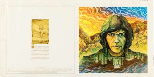 Neil Young Self-Titled Unreleased Cover Slick (Reprise). | Heritage