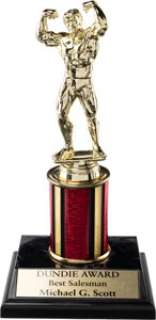 Steve Carell "Michael Scott" Best Salesman Dundie Award from The Office (NBC TV, 2005-2013)....