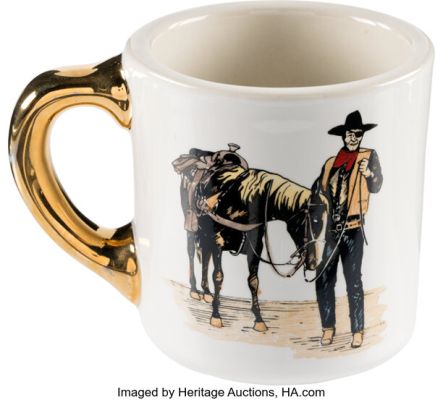 Rooster Cogburn (Universal, 1975), John Wayne Gifted "B" Style Crew Mug. | Heritage