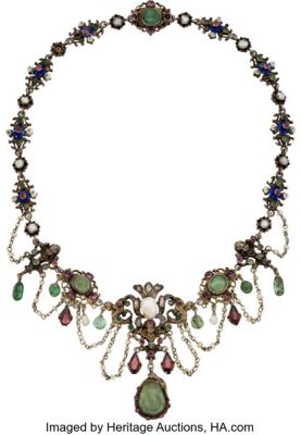 17th Century Royal Necklace from Naomie Harris’ "Tia Dalma/Calypso" Bayou Shack from Pirates of the Caribbean: Dead Man’s Chest (Walt Disney, 2006). (Total: 3 Items) | Heritage