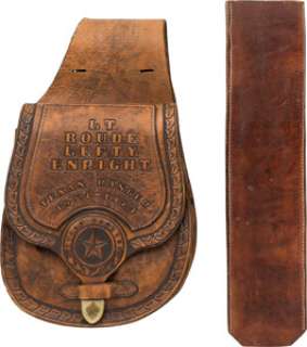 Texas Chainsaw Massacre 2 (New Line, 1986), Dennis Hopper "Lt. Boude ‘Lefty‘ Enright" Saddlebags and Chainsaw Holster.