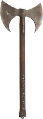 Tyrion Lannister (Peter Dinklage) Action Battle Axe from Game of Thrones (HBO® Original 2011-2019, Season 2).