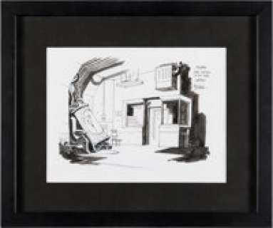 Hellboy (Columbia, 2004), Mike Mignola - Abe Sapien Concept Illustration Original Art.