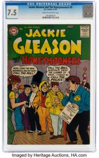 Jackie Gleason and the Honeymooners #5 (DC, 1957) CGC VF- 7.5 Cream to off-white pages. | Heritage