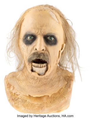 The Frighteners (Universal, 1996), John Astin "The Judge" Head Casting Display from Original Studio Molds.