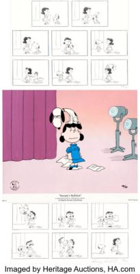 Peanuts "Snoopy’s Audition" SOLD-OUT A Charlie Brown Christmas 50th Anniversary Commemorative Portfolio #28/65 (Bill Melendez, 1965/2015). | Heritage