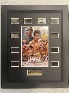 Enter the Dragon (1973) - Bruce Lee | Enter the Dragon (1973) - Bruce Lee - Framed Film Cells display with COA | Catawiki