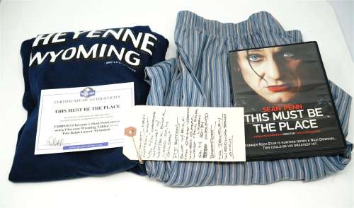 Sean Penn "This Must be the Place" Pajamas W/COA | GWS Auctions