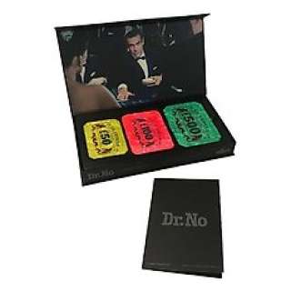 James Bond 007: Dr. No | James Bond 007: Dr. No - Factory Entertainment - - Movie prop Casino Plaques 1/1 Limited Edition Prop Replica Jetons Poker | Catawiki