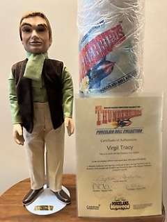 Thunderbirds | Thunderbirds - Virgil Tracy 20” Porcelain Doll Certificate Personally Signed - English Classic Porcelain | Catawiki