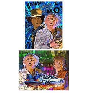 Raffaele De Leo - Lot of 2 - Back to the Future Art | Catawiki