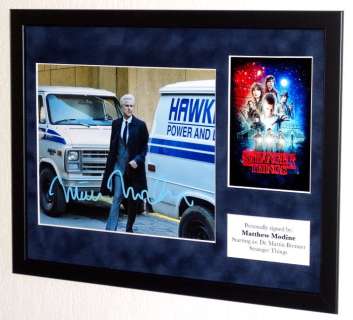 Stranger Things - Stranger Things - Matthew Modine (Dr. Martin Brenner) Premium Framed, signed, Certificate of Authenticity