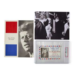 Marilyn Monroe Kennedy Birthday Ephemera | Studio Auctions