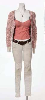 Lot 1082 - Megan Fox’s hero distressed final battle costume from Transformers: Revenge of the Fallen