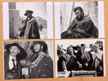 Sergio Leone For A Few Dollars More - Lot of 22 rare shots from behind the scenes - Clint Eastwood | Catawiki