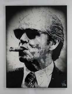 Jack Nicholson - painting - handpainted and signed - by Artist Vincent Mink - Portrait | Catawiki