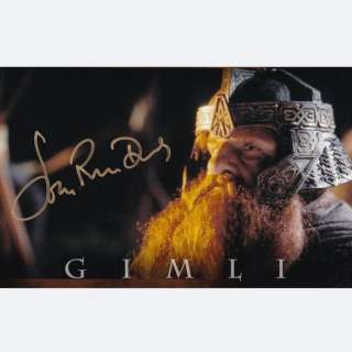 Lord of the Rings - Signed by John Rhys Davies (Gimli) | Catawiki