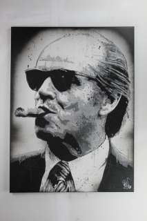 Jack Nicholson - painting - handpainted and signed - by Artist Vincent Mink - Portrait | Catawiki
