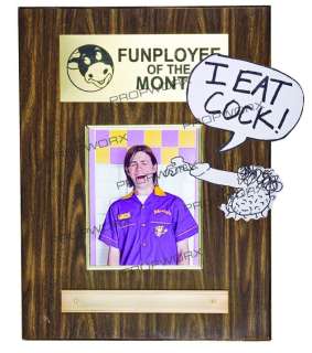 Elias’s Funployee of The Month Plaque | Propworx
