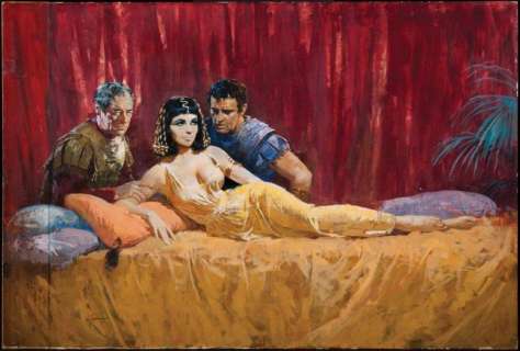 Lot 1554 - Howard Terpning poster artwork for Cleopatra