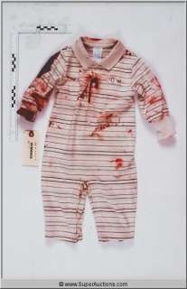 Evidence Photograph Bloody Baby Pajamas {CSI Miami} | Super Auctions