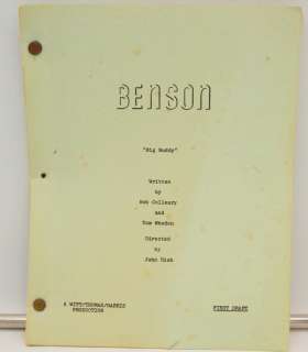 Robert Guillame Signed "Benson" Script & Photo | GWS Auctions