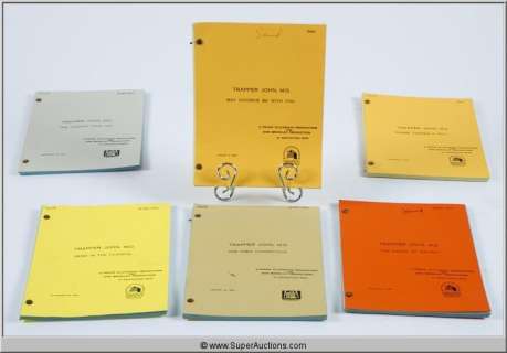 Trapper John, M. D. Television Scripts | Super Auctions