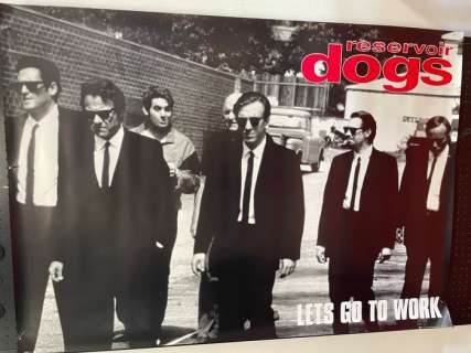 Harvey Keitel - Reservoir Dogs - Lets Go To Work - 1990s | Catawiki