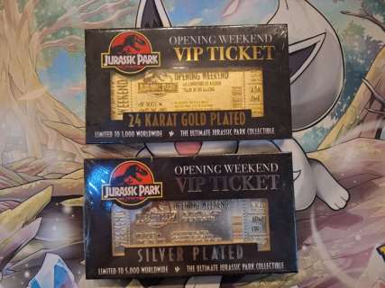 Jurassic Park - Universal Studios - Fanattik - Opening Weekend VIP Tickets collectibles | Catawiki