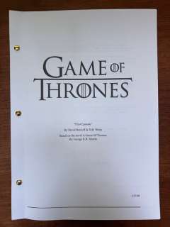 Game of Thrones, "Pilot Episode" - Emilia Clarke, Sophie Turner, Kit Harington, Peter Dinklage, Natalie Dormer - HBO Entertainment | Catawiki