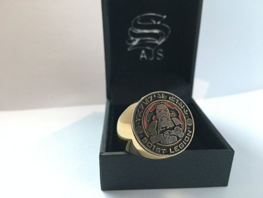 501st Legion Star Wars Hypoallergenic Surgical Steel + 24 Gold Plated - Ring | Catawiki