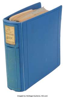 The Sure Thing wardrobe continuity book featuring candid Polaroids of John Cusack....