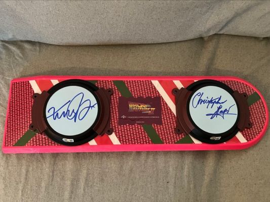 Back to the Future - Part II - Official Replica Hoverboard, signed by Michael J Fox & Christopher Lloyd - with Beckett | Catawiki