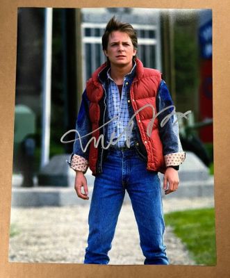 Back to the Future - Signed by Michael J. Fox (Marty) - 11x14 - with jsa COA | Catawiki