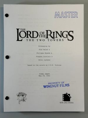 The Lord of the Rings: The Two Towers (2002) - Final Draft Script - Wingnut Films | Catawiki