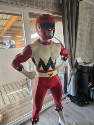 Merchandise figure - Mighty Morphin Power Rangers - Original Life-Size Store Display Statue (187x105x30 cm) - Red Ranger - 1990-2000