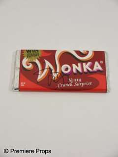CHARLIE AND THE CHOCOLATE FACTORY - Autographed Wonka Bar | Premiere Props