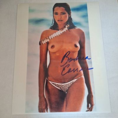 James Bond 007: Never Say Never Again - rare sexy nude Barbara Carrera as Fatima Blush- signed with Certified Genuine bc holographie COA | Catawiki