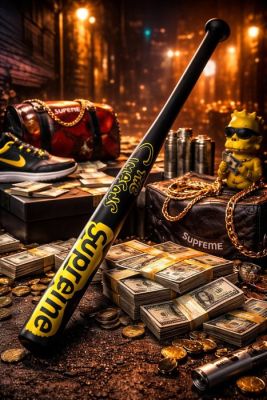 DS4RT - Sculpture, Supreme The Simpsons baseball bat - 70 cm - Steel - 2025 | Catawiki