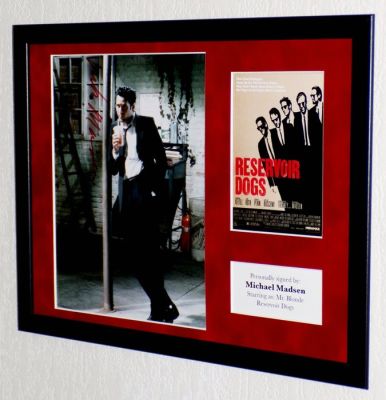 Reservoir Dogs - Michael Madsen (RIP) (Mr. Blonde) Framed, signed + COA & Photo signing | Catawiki