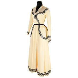 SCARLET ANGEL - Roxy McClanahan (Yvonne De Carlo) Period Ivory Faille Gown