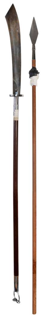 Lot 54 - A Pair of Chateau Showdown Screen-Used Weapon Props from Th...