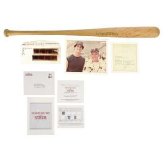THE NATURAL (1984) - Lot 300 - Robert Redford-Autographed Roy Hobbs‘ Rehearsal "Wonderboy" Bat