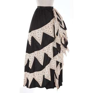 Lot 23 - Marlene Dietrich black and ivory long skirt designed by Travis Banton from The Devil Is A Woman