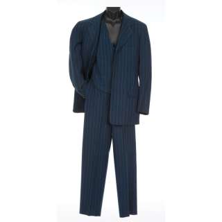 Lot 60 - John Payne Navy blue three-piece suit designed by Travis Banton from The Great American Broadcast